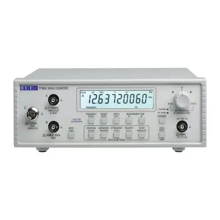 Produktfoto 1 von Aim-TTi TF960 Frequenzzähler 10 Digits 0.001 Hz / 6 GHz, Typ N