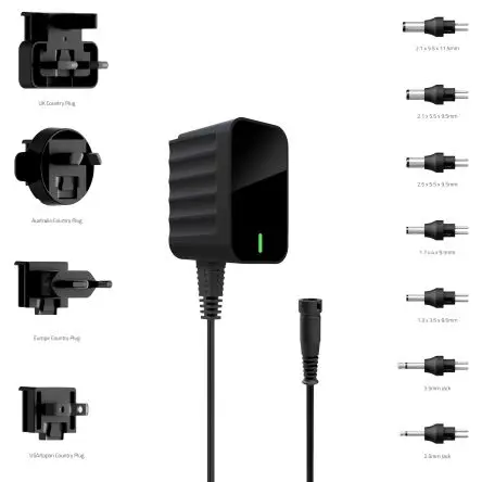 Produktfoto 1 von Friwo 7 W Steckeradapter Australien, EU, UK, US, 5V dc