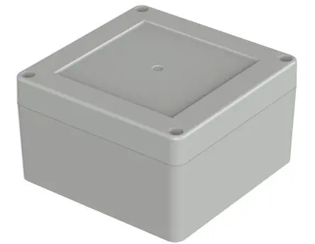 Bopla Euromas X; Gehäuse; Polycarbonat; Hellgrau; IK07 IP68, IP66 Breite 105 mm Höhe 60.1 mm Länge 105 mm