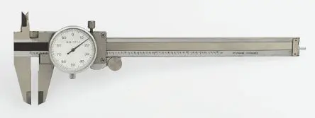 Produktfoto 1 von RS PRO 150 mm Analog Zählscheibe Metrisch Messschieber / ±0.03 mm 0.02 mm, ISO-kalibriert
