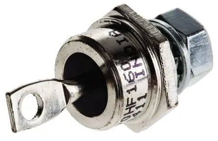 Produktfoto 1 von Vishay VS-70HF Schraubanschlussklemme Diode Wechselnd Kathoden-Bolzen, 1600 V / 70 A, 2-Pin DO-203AB