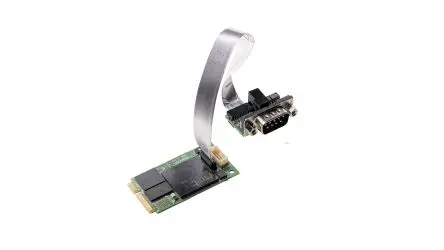 Produktfoto 1 von Hilscher 1 Anschl. Mini-PCI Express Serielle Karte 1Mbit/s D-Sub