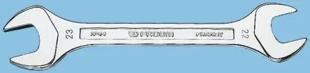 Facom 44 18mm Doppelgabelschlüssel doppelseitig Verchromter Vanadium-Stahl, Länge 220 mm