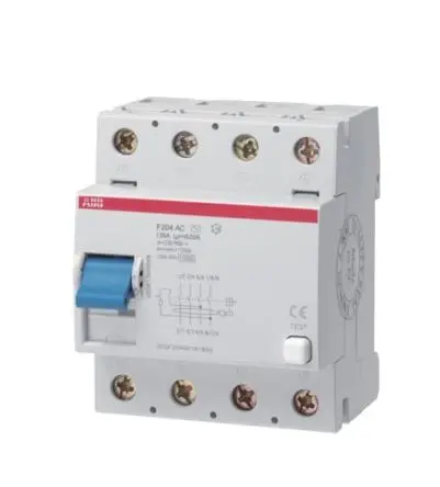 Produktfoto 1 von ABB F200 FI-Schutzschalter, 4-polig, 125A, 300 mA Typ AC F200 RoHS, CE