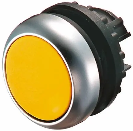Produktfoto 1 von Eaton RMQ Titan M22 Drucktastenkopf Ø 22 mm, Gelb Tastend Rund Rund Kunststoff, IP69