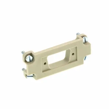 Produktfoto 1 von HARTING Han A Adapterblöcke zum D-Sub für Stromversorgungssteckverbinder in robuster Ausführung, M3, Oben, 6-polig, 10B