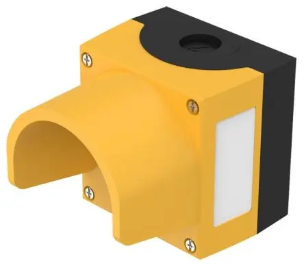 Produktfoto 1 von EAO 45 Steuerstation-Gehäuse, 1 x Ø 22.3 mm, Gelb, Kunststoff, IP69K, IP67, IP66