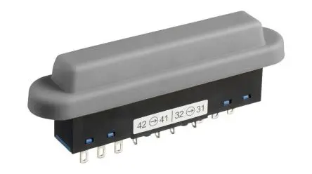 Idec HE2B Sicherheitsfreigabeschalter, DP3T, IP65, 3, T. 31 mm, B. 20mm, L. 20 mm
