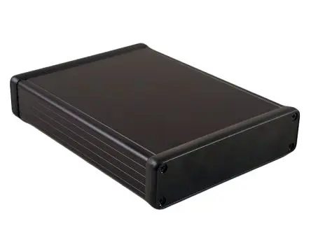 Produktfoto 1 von Hammond, Schalengehäuse, Blau, Aluminium, 220 x 125 x 52mm