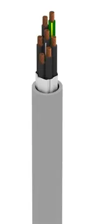 Produktfoto 1 von Alpha Wire Xtra-Guard FLEX Performance Cable Mehrkern-Industriekabel, 7-adrig Grau Ungeschirmt, 30.5 m,