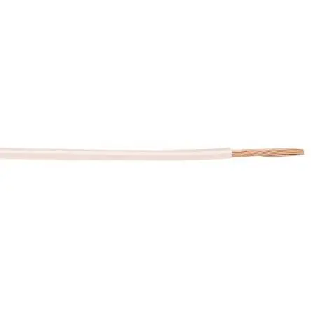 Produktfoto 1 von Alpha Wire Hookup Wire PVC Schaltdraht, 24 AWG 305 m Weiß Ø 1.14 mm 19 Litzen Polyvinylchlorid
