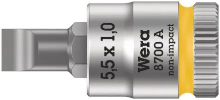 Produktfoto 1 von Wera 1/4 in Bit Buchse SW 0.8 x 5.5 x 28 mm x 100mm