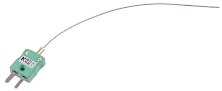 Produktfoto 1 von RS PRO Edelstahl Mineralisoliertes Thermoelement Typ K, Ø 1 mm x 150 mm → 750 °C, DKD/DAkkS-kalibriert