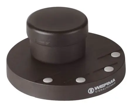 Produktfoto 1 von Werma LED Summer Blinkend, Dauerbetrieb-Licht 240V Schwarz AC IP20 x 55 mm