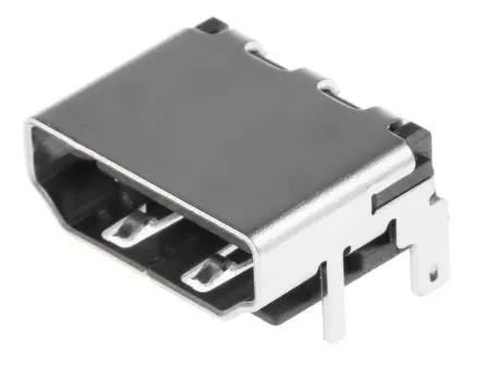 Produktfoto 1 von Wurth Elektronik HDMI-Stecker 19-polig Standard Buchse gewinkelt 40V dc