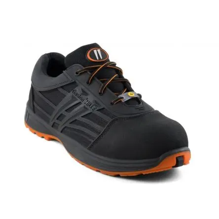 Gaston Mille MABN3 Herren Sicherheitsschuhe Schwarz Aluminium, Größe 39 / UK 5