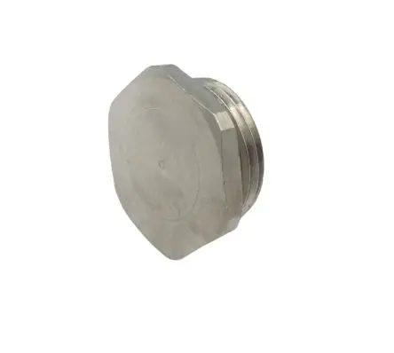 Produktfoto 1 von Capri Blindstopfen PG13, Edelstahl, Messing vernickelt Mit Gewinde Ø 23 mm, IP66, IP68