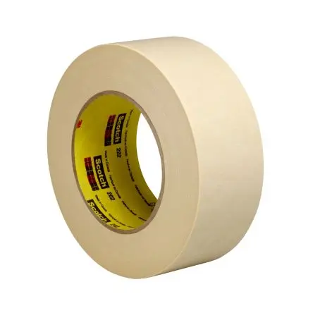 Produktfoto 1 von 3M 202 Scotch Crepe Masking Tape 202 Krepppapier Abdeckband Beige Naturgummi-Kleber 24mm x 50 m