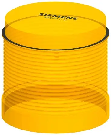 Produktfoto 1 von Siemens SIRIUS LED Blitzlichtelement Filament/Warnsummer-Licht 24V Gelb Wechselstrom/Gleichstrom IP65, 70 mm x 65.5 mm