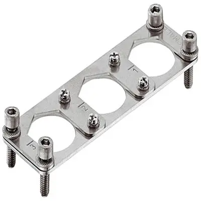 Produktfoto 1 von HARTING Han HPR Enlarged Rahmen, Stecker, M6, 141 x 43 mm