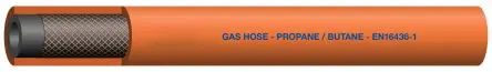 Produktfoto 1 von RS PRO Schlauch, Ø 6.3 mm 13.3 mm Außen-ø Orange Ethylen-Propylen-Dien-Monomer Nitrilkautschuk (NBR) x 25 m