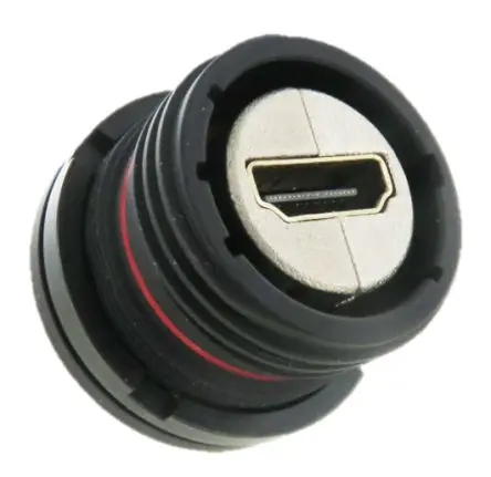 Produktfoto 1 von Amphenol Socapex HDMI-Stecker 19-polig Buchse Gerade