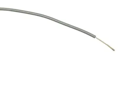 Produktfoto 1 von RS PRO Schaltdraht, 20 AWG 100 m Grau Ø 1.65 mm 16 Litzen Polyvinylchlorid