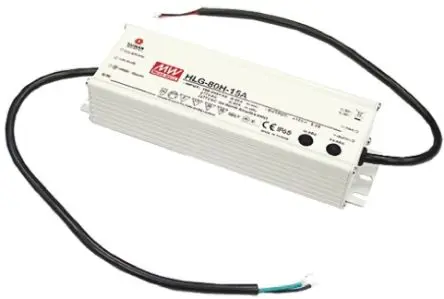 Produktfoto 1 von MEAN WELL LED-Treiber, 80 W 305 V ac, 90 V ac, 127V dc, 431 V dc LED-Treiber 5A, Ausgang 12V 1 bis 10 V PWM-Widerstand