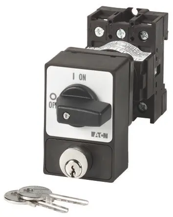 Produktfoto 1 von Eaton 5097 Trennschalter 3-polig Rückwand Schwarz IP65