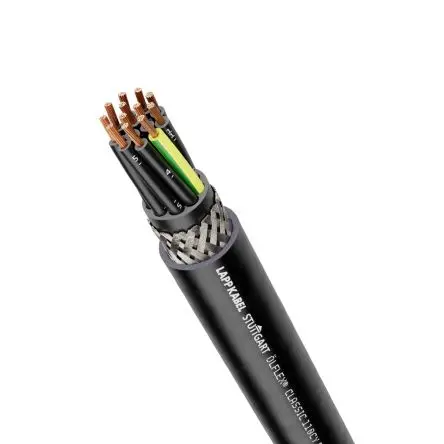 Produktfoto 1 von Lapp CY Steuerkabel, 12-adrig 18 AWG Litze, 50 m Schwarz Geschirmt, Polyvinylchlorid