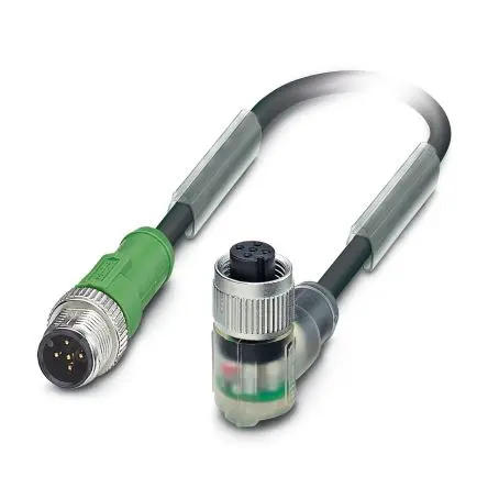 Produktfoto 1 von Phoenix Contact SAC, 5-polig Sensor-Betätigungselementkabel, M12 Buchse 5 / M12 Stecker, Länge 600 mm