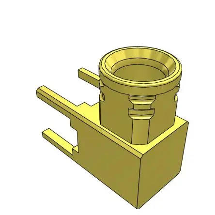 Produktfoto 1 von Samtec HD-BNC Steckverbindermutter Gegenmutter für-HDBNC Stecker