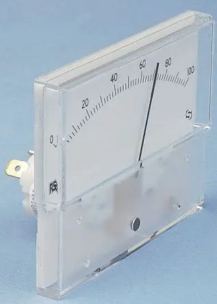 Produktfoto 1 von Sifam Tinsley Amperemeter 100μA DC Drehspule, 91.5mm x 40.5mm T. 30.2mm / ±1,5 %