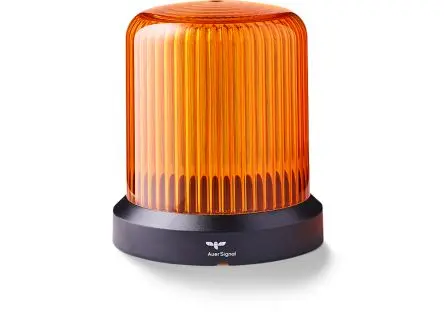 AUER Signal RDC LED Dauer LED-Signalleuchte 12V dc Gelb Horizontal, Vertikale Montage, Wand, Rohr, Ø 110 mm IP66