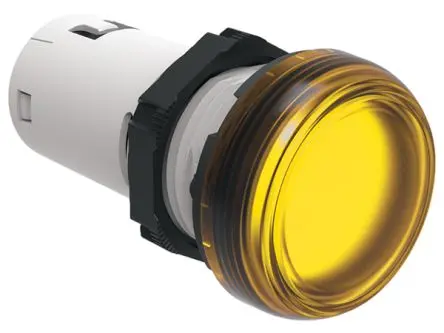 Produktfoto 1 von Lovato Anzeigelampe LPML Gelb, Ausschnitt-Ø 22 mm LED Ring Rund IP66, IP69K, IP67 Schraube