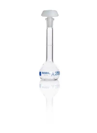 Produktfoto 1 von RS PRO Borosilikatglas Laborflasche 5ml Messkolben Enghalsig