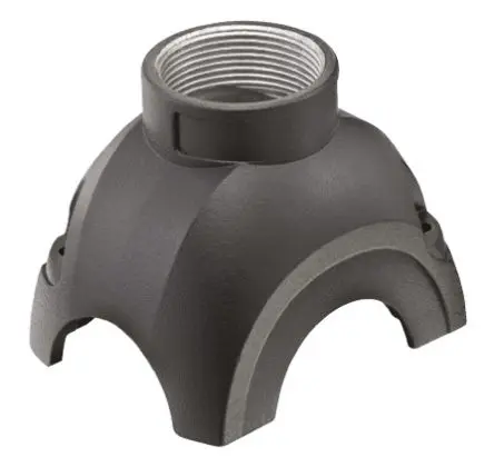 Produktfoto 1 von HARTING Han-Yellock Kappe für robusten Stromversorgungsstecker Drucktaster, Anschlusshaube Steckverbinderkappe, IP65