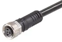 Produktfoto 1 von Molex 120086 Kabel assembliert, 4-adrig Schwarz, 10 m, Thermoplastisches Polyurethan