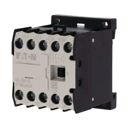 Produktfoto 1 von Eaton DILEM Schütz 12V dc-Spule, 3-polig, 400V / 9 A 4 kW 1 Schließer Motorsteuerung, Widerstandsbelastung