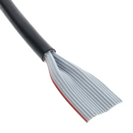 Produktfoto 1 von 3M 3759 Flachbandkabel Ummantelt, Rund, Flach AWG, Raster 1.27 mm 26