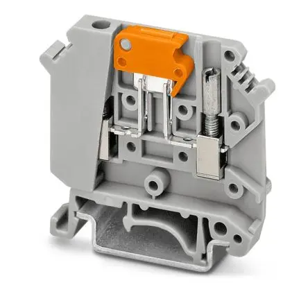 Produktfoto 1 von Phoenix Contact UK 5-MTK-P/P BU Trenn- und Messtrennreihenklemme 1 Blau, 0.2mm², 6 mm², 500V Schraubbefestigung