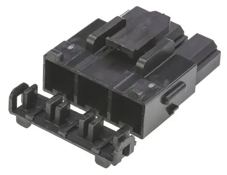 Produktfoto 1 von Molex Mini-Fit Sr Buchse Steckverbindergehäuse 10 mm, 3-polig / 1-reihig Gerade, Kabel für Sr.-Buchse Mini-Fit