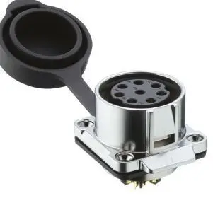 Produktfoto 1 von Lumberg 02 28 mm Rundsteckverbinder Stecker 3-polig Buchse 50A Kabel IP67