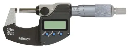 Produktfoto 1 von Mitutoyo Batteriebetrieben Außen- Mikrometer Beide, 0 mm bis 25 mm / ±0.00005 in, ISO-kalibriert