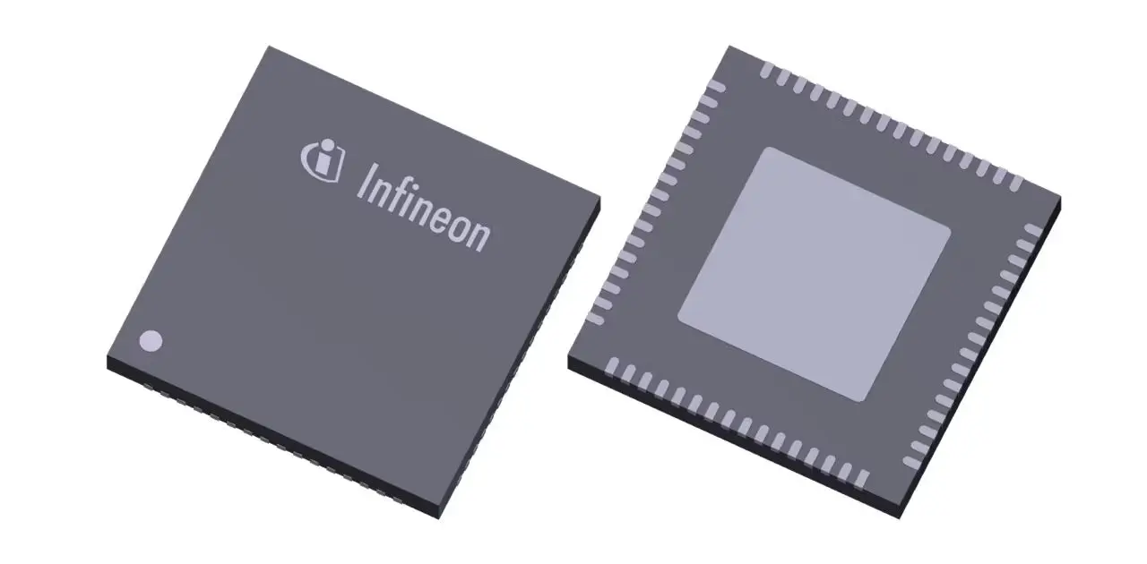 Produktfoto 1 von Infineon Mikrocontroller XMC1400 ARM 32-Bit-Cortex M0 32 bit Flash Oberfläche 200kB VQFN 64-Pin 48 MHz 16 kB RAM