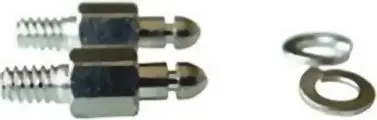 Produktfoto 1 von Provertha 104 Stift-Umbausatz für Sub-D Steckverbinder, 2 Kontakte, Stecker, Schwarz