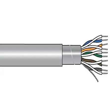 Produktfoto 1 von Alpha Wire Alpha Essentials Communication & Control Steuerkabel, 16-adrig 1.5mm² 16 AWG Schwarz Geschirmt, 1000 ft,