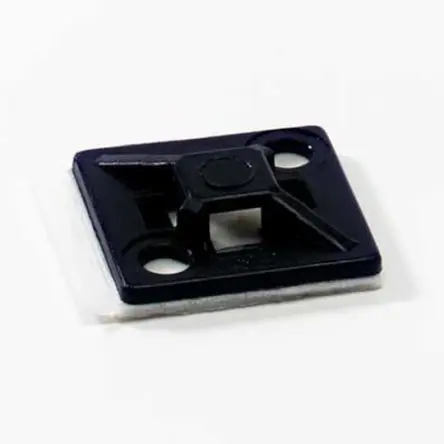 Produktfoto 1 von Thomas & Betts Klebend Befestigungssockel, Nylon Schwarz 19 mm x 19mm