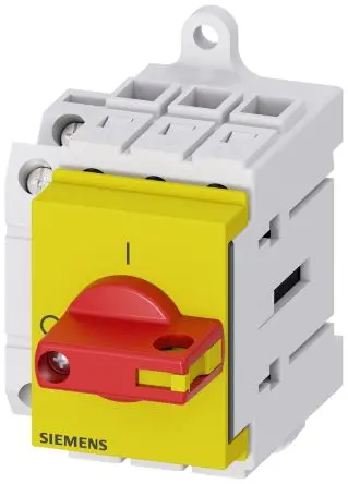 Produktfoto 1 von Siemens 3LD3 Trennschalter / 3-polig 40 A 23A Umschlossen, RK5 Sicherungsgröße, 3 phasig