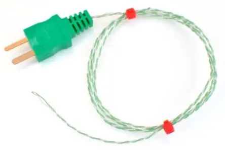 Produktfoto 1 von RS PRO RS221/1016 Perfluoralkoxyalkan Thermoelement mit offener Messstelle Typ K x 2 m -75 °C → 260 °C